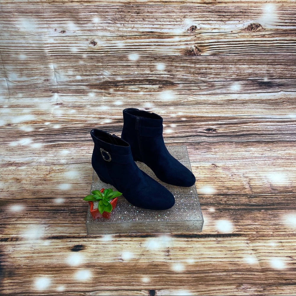 Navy Blue Boots